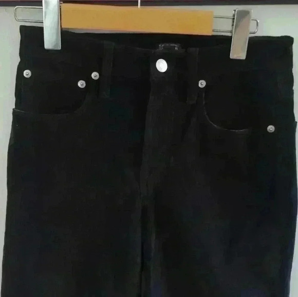 J.CREW | Women's Black Petite Vintage Soft  Slim Straight Corduroy Pants - Picture 5 of 8
